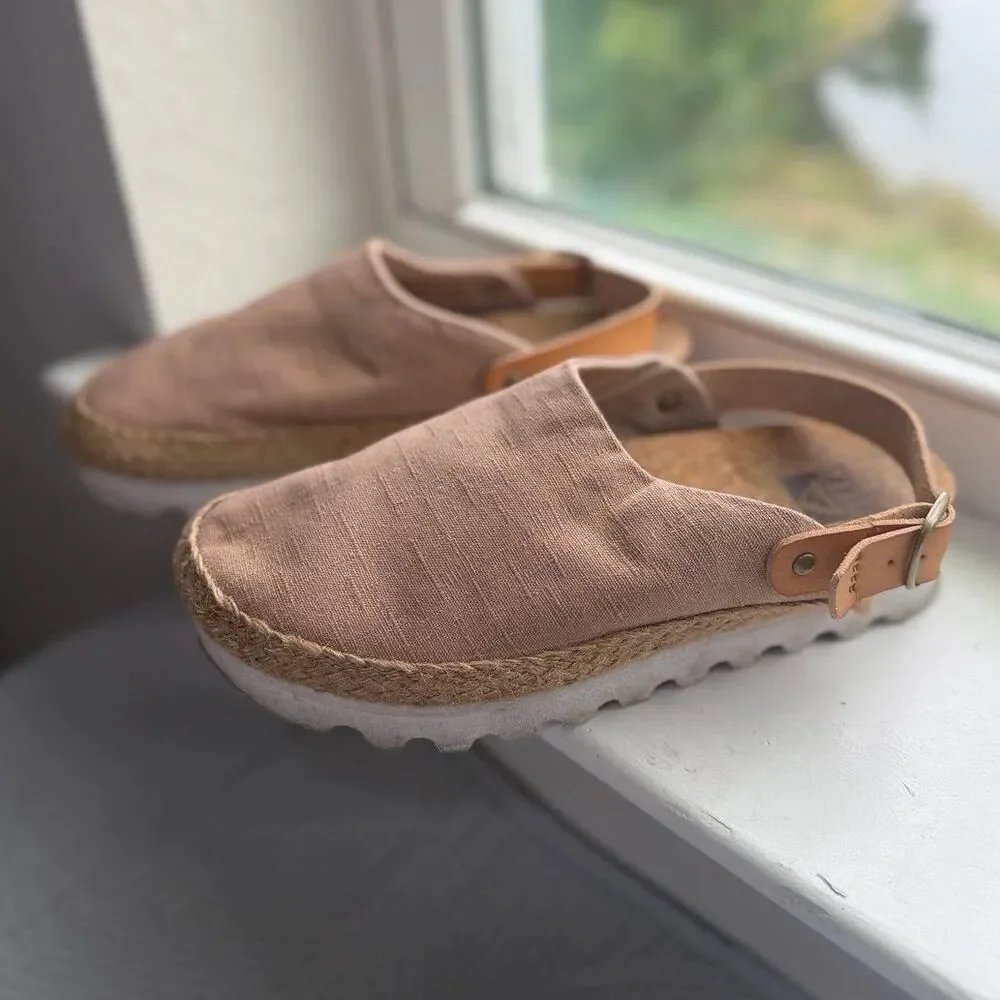 REEF Women’s Cushion Sage Slingback Espadrille Platform Mule Clogs Women’s 6 - Picture 3 of 12